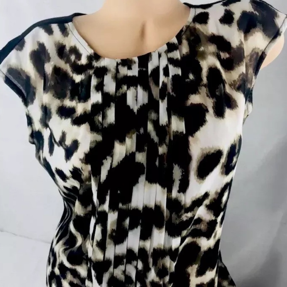 Worthington Top Leopard Print Large